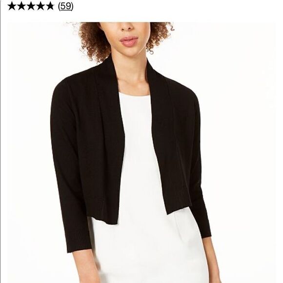 Anne Klein Thick Double layered cropped Blazer - Picture 1 of 12